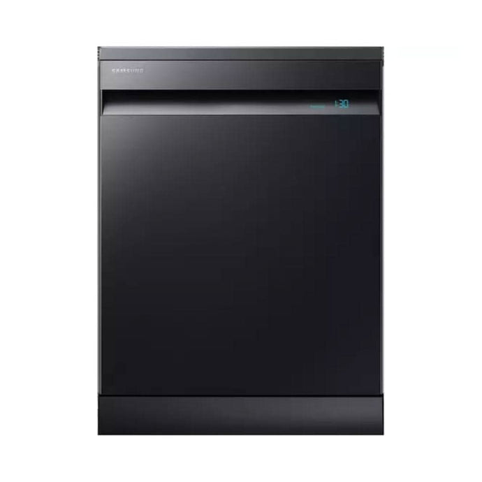 black stainless dishwasher