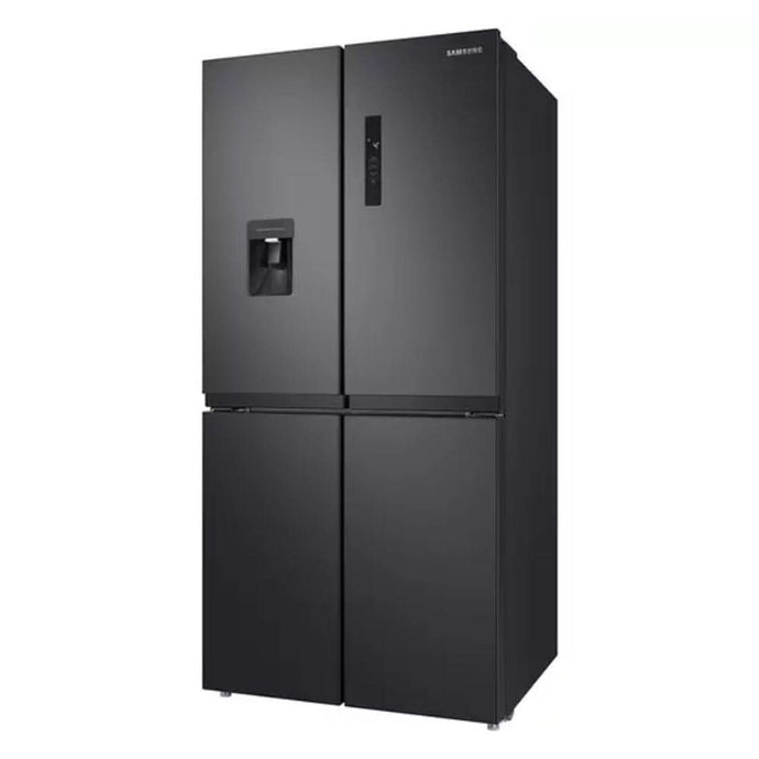 Samsung American Fridge Freezer | Gentle Black Matt | 182cmx91cm |Plumbed Water&Ice | RF48A401EB4/EU