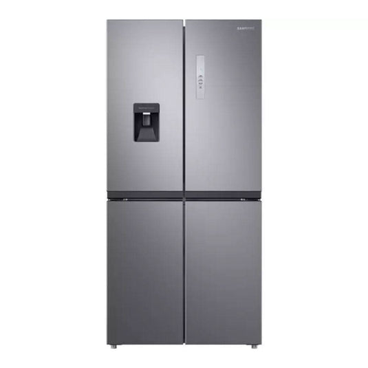 Samsung American Fridge Freezer | Gentle Silver Matt | 182cmx91cm |Plumbed Water&Ice | RF48A401EM9/EU