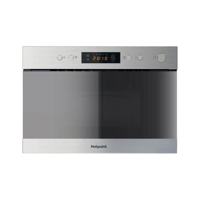 Hotpoint integrated microwave in stainless steel