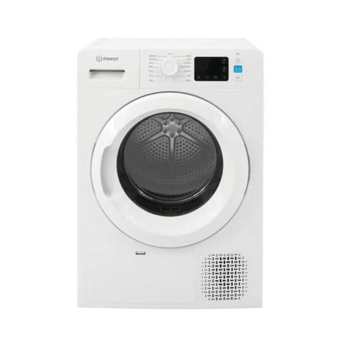 white heat pump condenser dryer