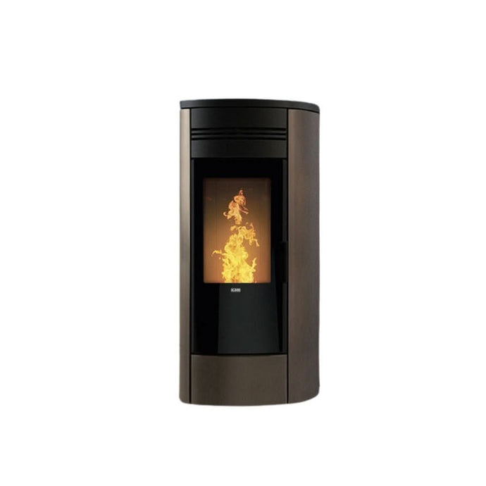 klover style 140 wood pellet boiler in bronze, 17.7kw