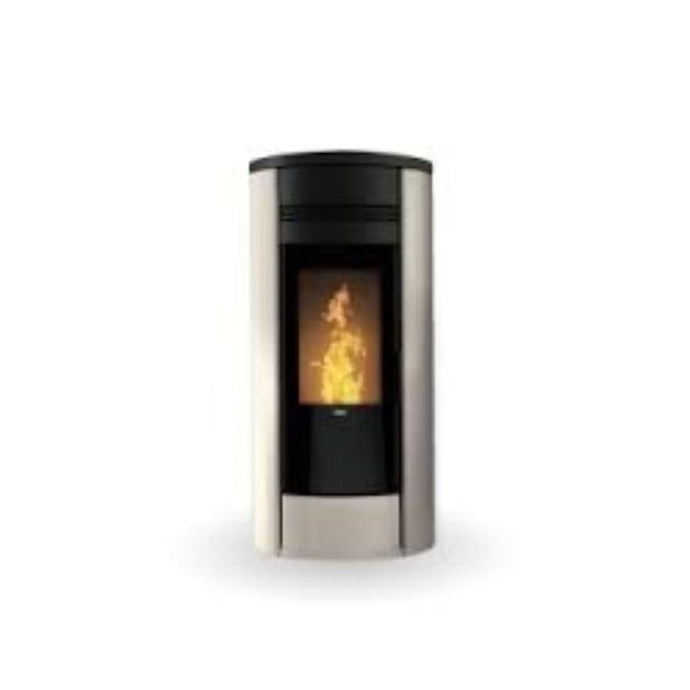 klover style 180 wood pellet boiler in ivory, 23.4kw