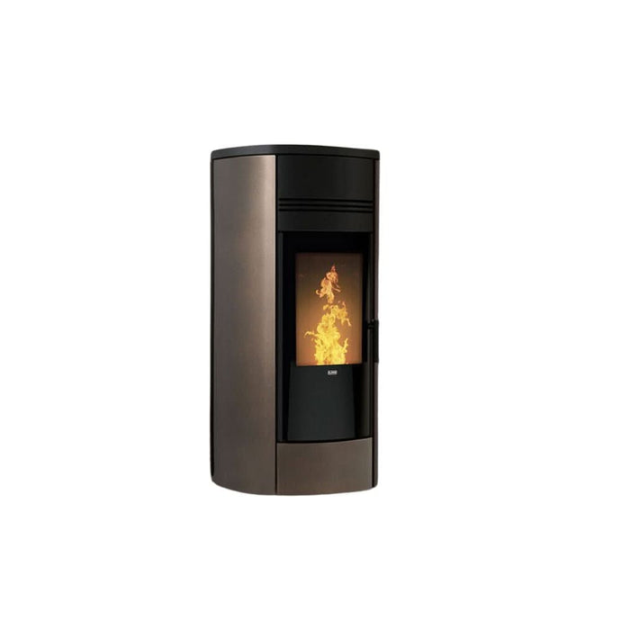 klover style 220 wood pellet boiler in bronze, 28.4kw