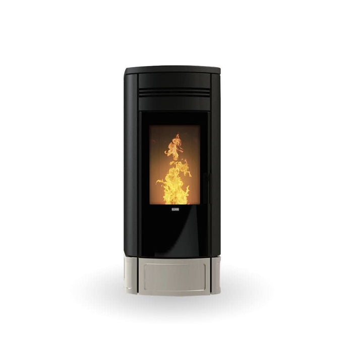 17.7Kw matt black wood pellet boiler