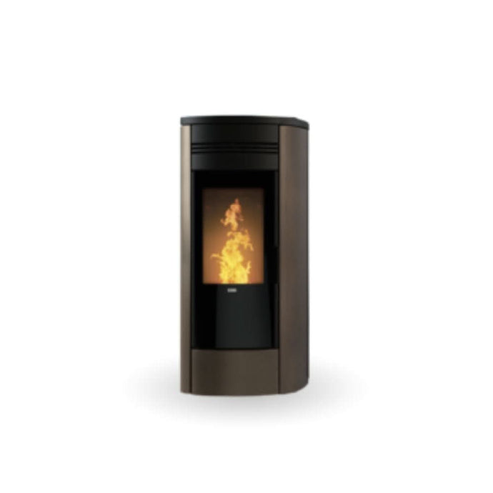 klover style 220 plus wood pellet boiler in bronze, 28.4kw