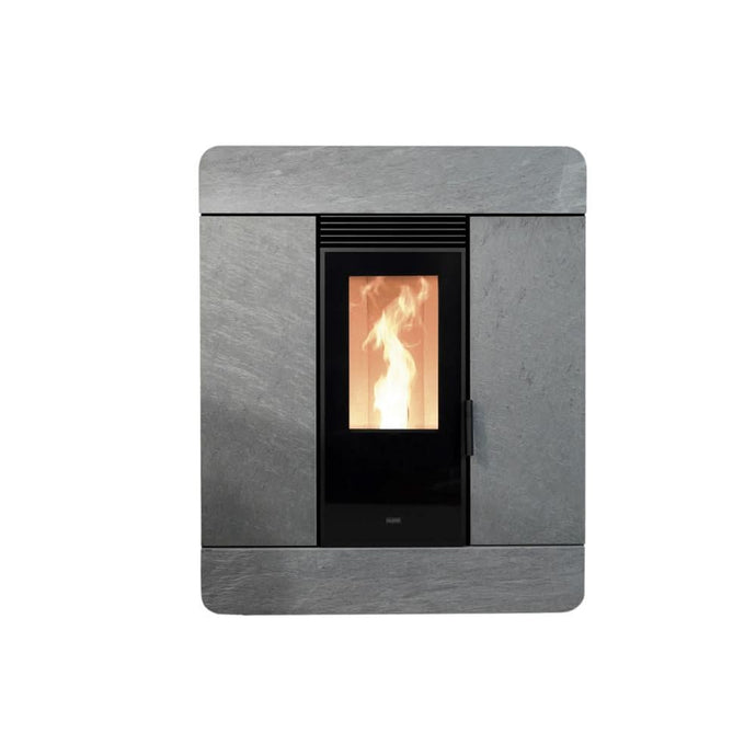 klover diva slim wood pellet boiler in soap stone, 19.8kw
