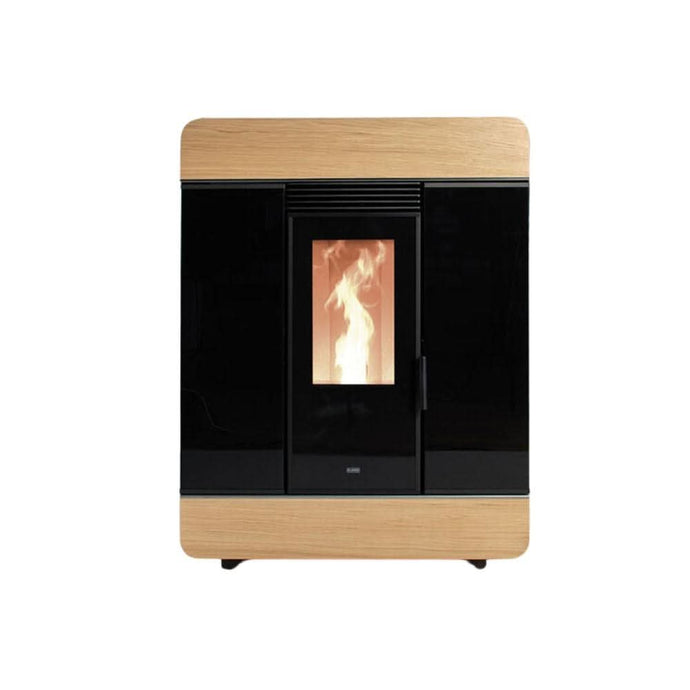 klover diva slim wood pellet boiler in rovere, 19.8kw