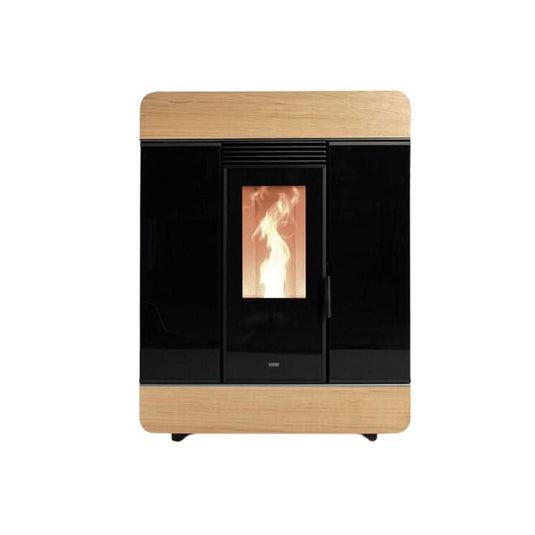 klover diva slim wood pellet boiler in rovere, 19.8kw