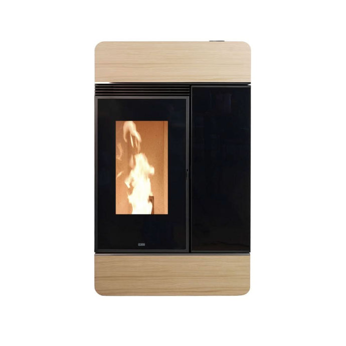 klover diva 3000 wood pellet boiler in blanc, 31.9kw