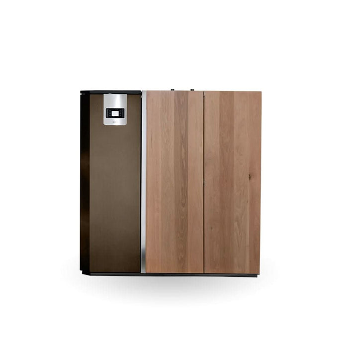 klover eco living 270 wood pellet boiler in rovere, 27.4kw