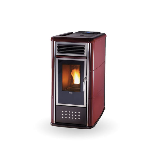 Klover Belvedere 22 Wood Pellet Boiler | 22.4KW | Bordeaux | KLBV22ABO