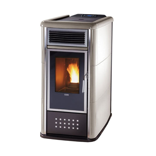 klover belvedere 22 wood pellet boiler in sand, 22.4kw
