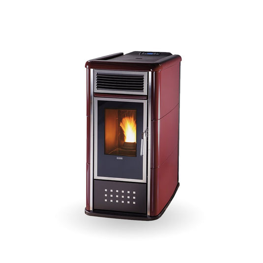 Klover Belvedere 28 Wood Pellet Boiler | 25KW | Bordeaux | KLBV28ABO