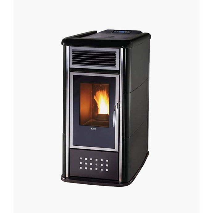 Klover Belvedere 28 Wood Pellet Boiler | 25KW | Matt Black | KLBV28AMB