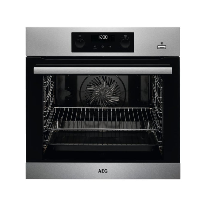 AEG Single Oven | Pyroclean | Stainless Steel | BPS355060M