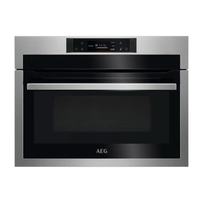 aeg integrated combi oven in stainless steel