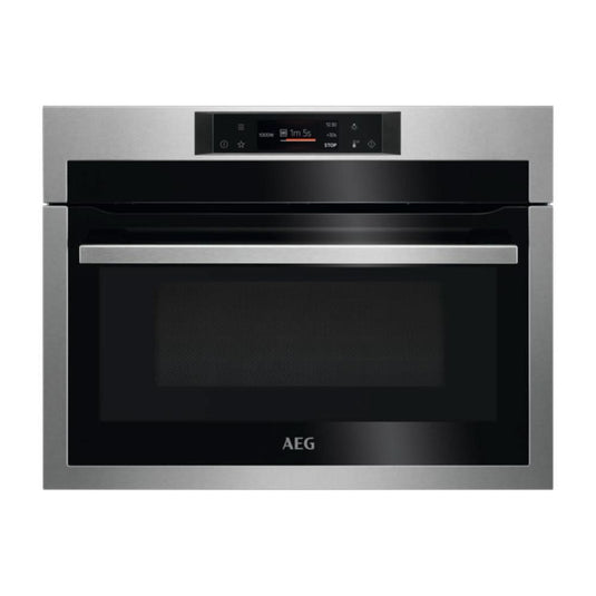 aeg integrated combi oven in stainless steel