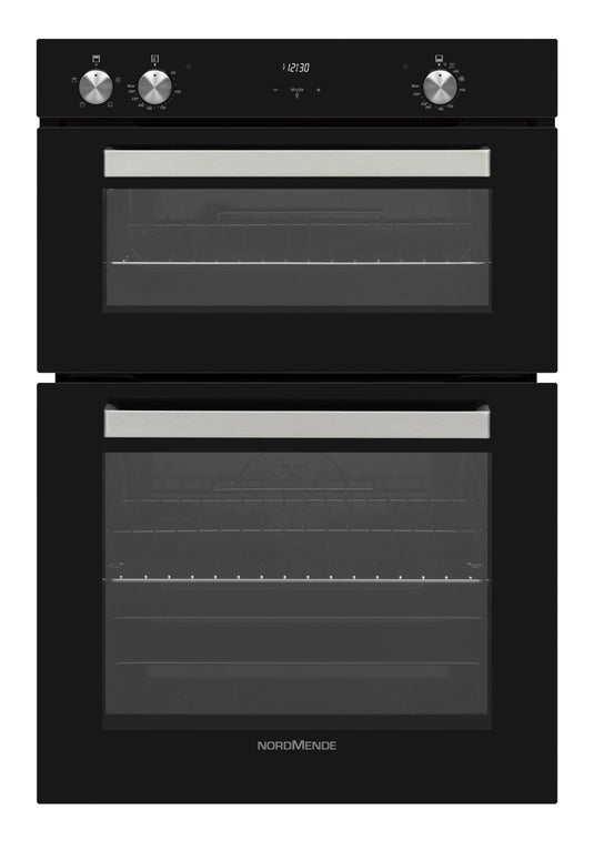 black double oven