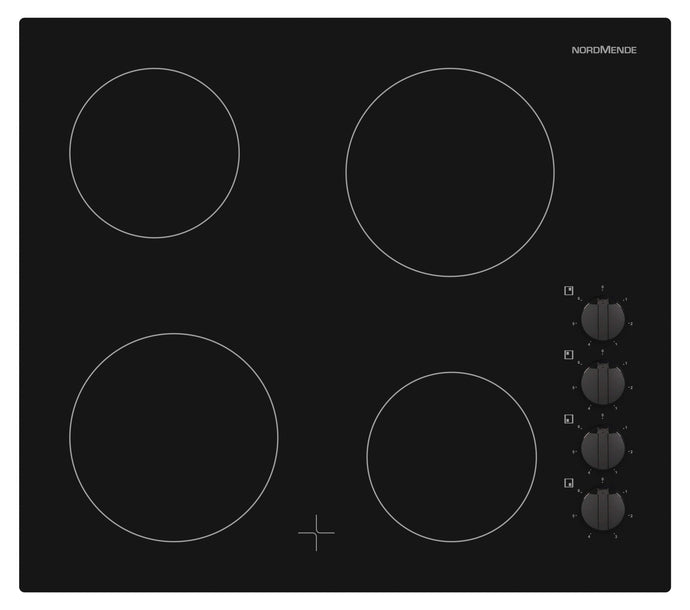 NordMende Ceramic Hob | 60CM | Black Glass | HCP604FL