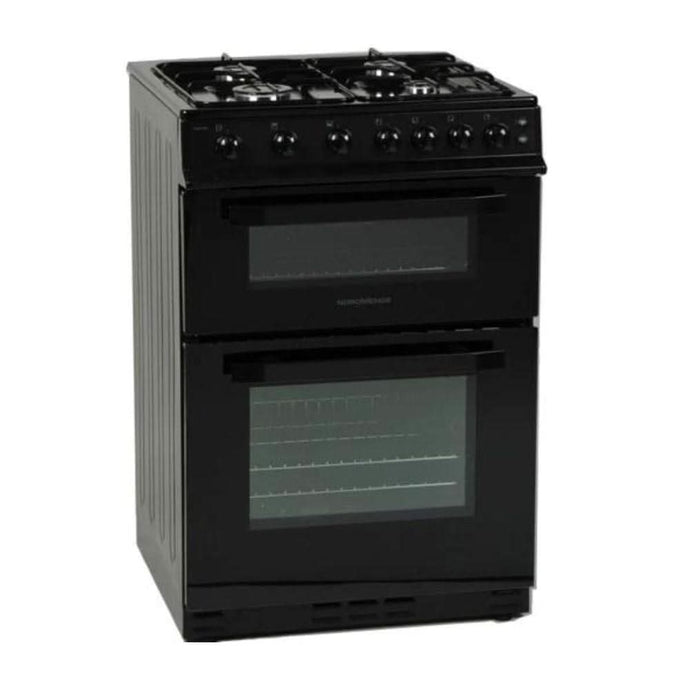 black gas cooker with double oven