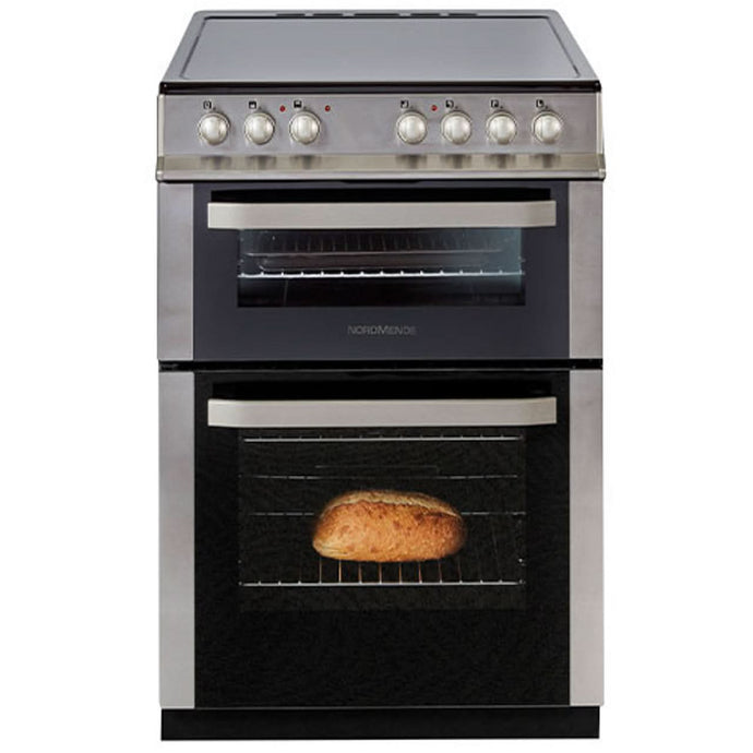 stainless steel electric cooker with double oven
