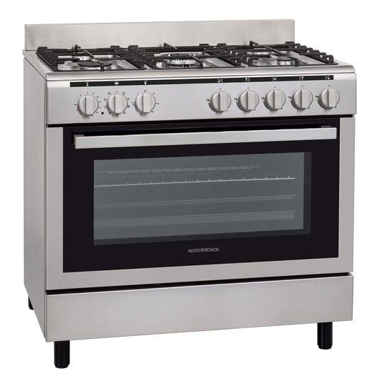 stainless steel gas cooker with single oven