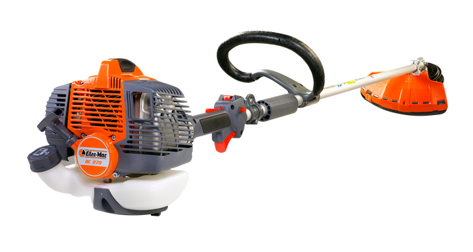 orange and grey 27cc brushcutter