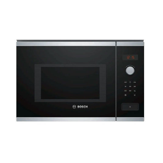 Bosch Series 4 Integrated Microwave | 900W | Brushed Steel | BFL553MS0B