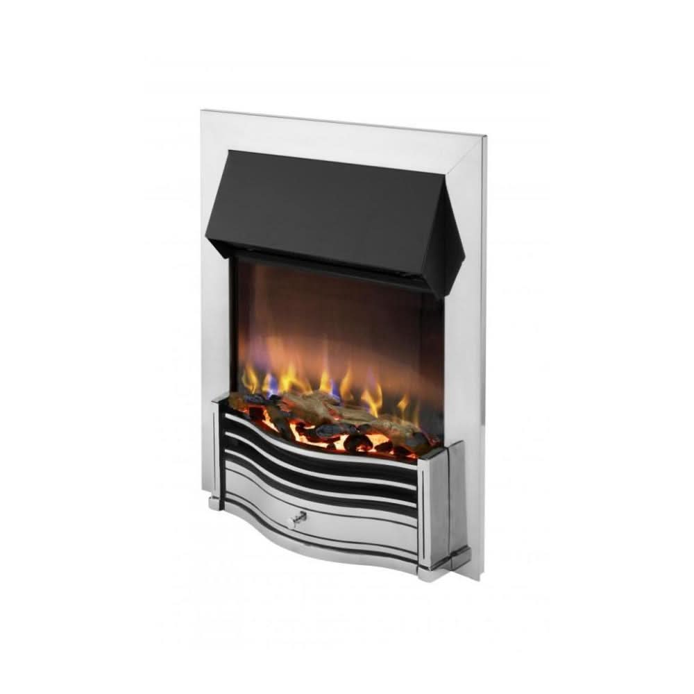 Dimplex Dumfries Chrome Insert Electric Stove - Toss Bryan - Toss Bryan