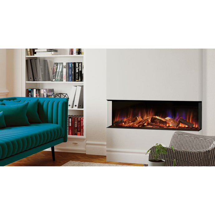 Evonic Electra 1250 Integrated Electric Fire | Glass Fronted | EVE1250GF