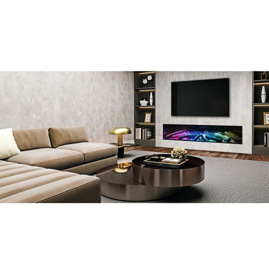 Evonic Halo 1800 Integrated Electric Fire | Glass Fronted | EVEAVEM