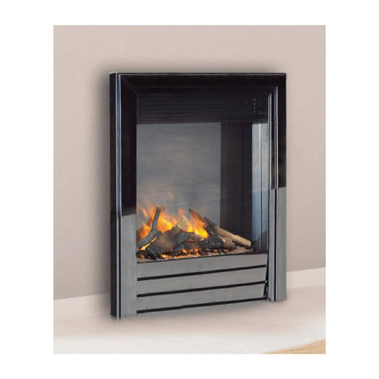 Evonic Colorado Insert Electric Fire | Black Nickle  | Manual Control | EVECOBLN