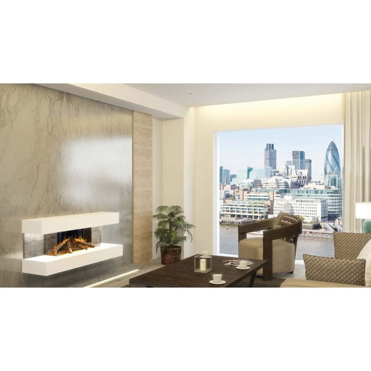 Evonic Compton 2  Electric Fire | White | EVECOM2WHBE