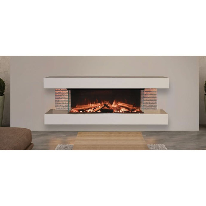 evonic bergen electric fire suite in beige