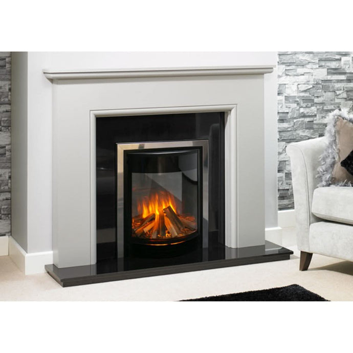 evonic sphera 17 insert electric fire in chrome