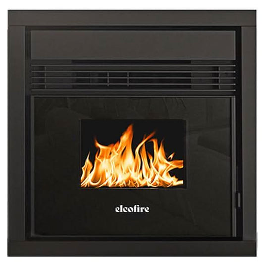 Elcofire  lima 7.5kw insert wood pellet stove, glass