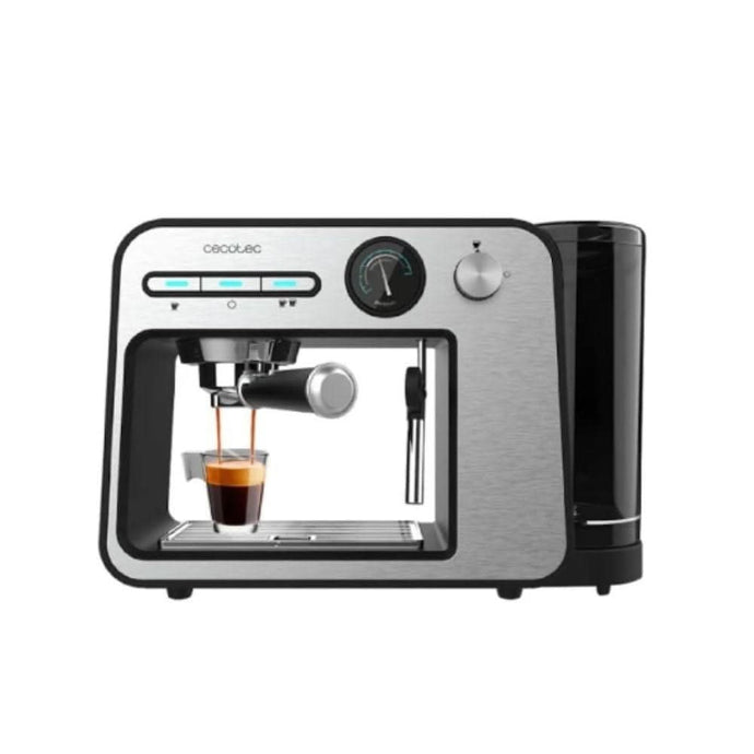 stainless steel cecotec espresso coffee machine