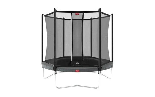 Berg Favorit Regular Trampoline | 270CM/ 9FT | Safety Net | Grey | 35.09.33.00