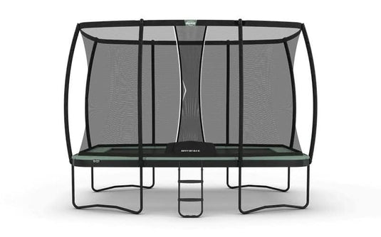 Berg Ultim Champion Regular ECO Trampoline| 410CM/ 13FT | Safety Net DLX XL | Green | 32.35.94.10