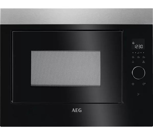 AEG Touch Opening Door Integrated Microwave | Stainless Steel | MBE2658SEM
