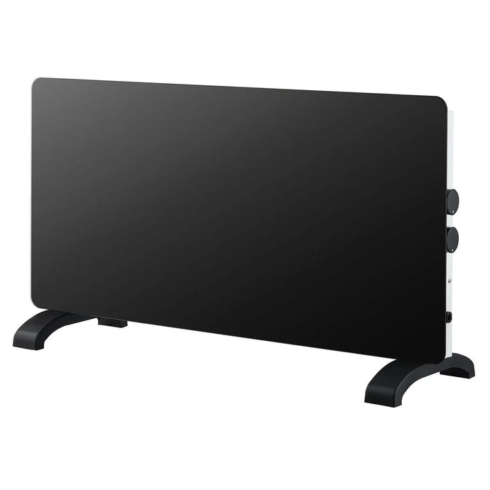 De Vielle Glass Convector Heater | 2kW | Black | DEV011200