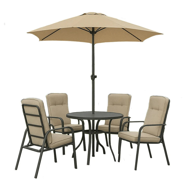 Load image into Gallery viewer, Verona 4-Seater Round Cushioned Set | 301630
