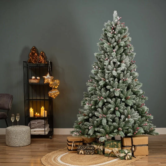 Everlands Frosted Windham Spruce Christmas Tree | 7FT | 301294
