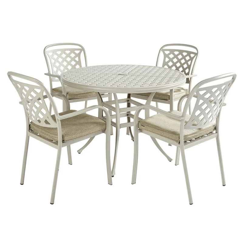 Load image into Gallery viewer, Berkeley 4-Seater Cast Aluminium Round Set | 301621
