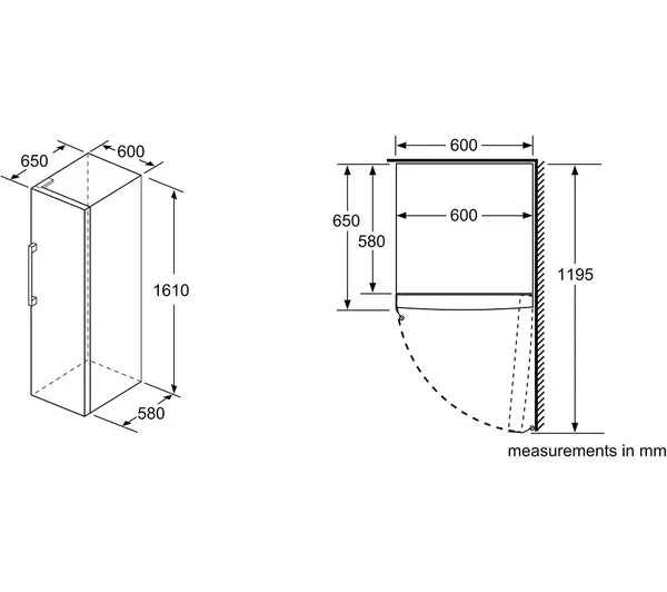 Load image into Gallery viewer, Bosch Series 4 Upright Freezer | 161CMx60CM | White | GSN29VWEVG
