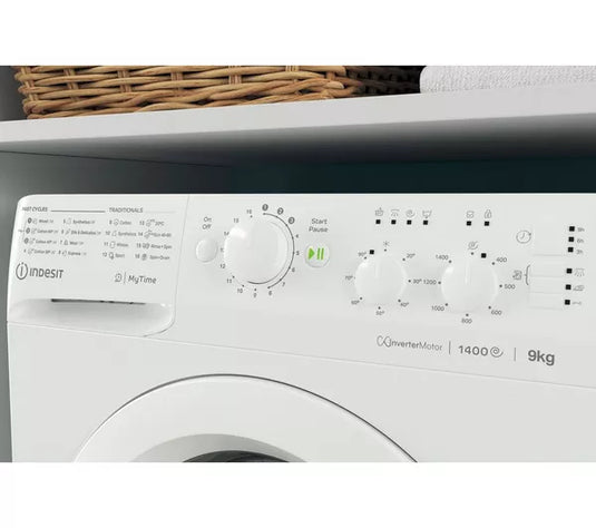 Indesit Washing Machine | 9KG | 1400 Spin | White | MTWC91495WUKN