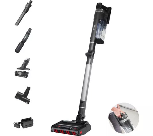 Shark Stratos Cordless Stick Vacuum Cleaner with Anti Hair Wrap Plus | Clean Sense IQ | Pet Pro Model | Double Battery | IZ420UKT