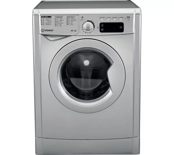 Indesit 8/6KG Washer Dryer | Silver | EWDE861483S