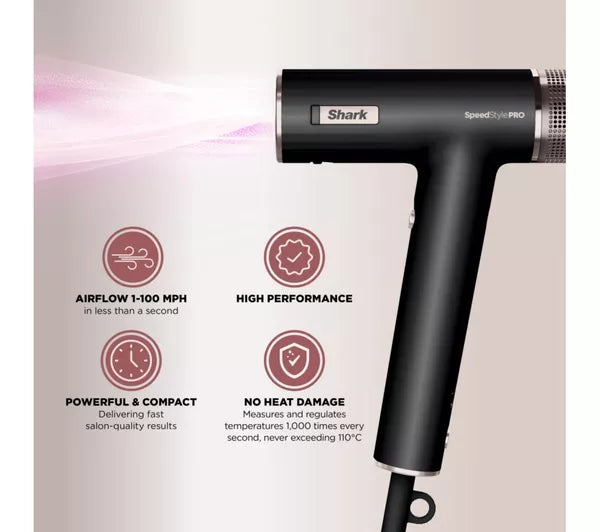 Load image into Gallery viewer, Shark SpeedStyle Pro High-Velocity Hair Dryer System | HD701UK
